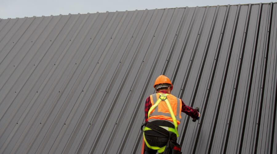 Professional metal roof installation services in Bennington, IN